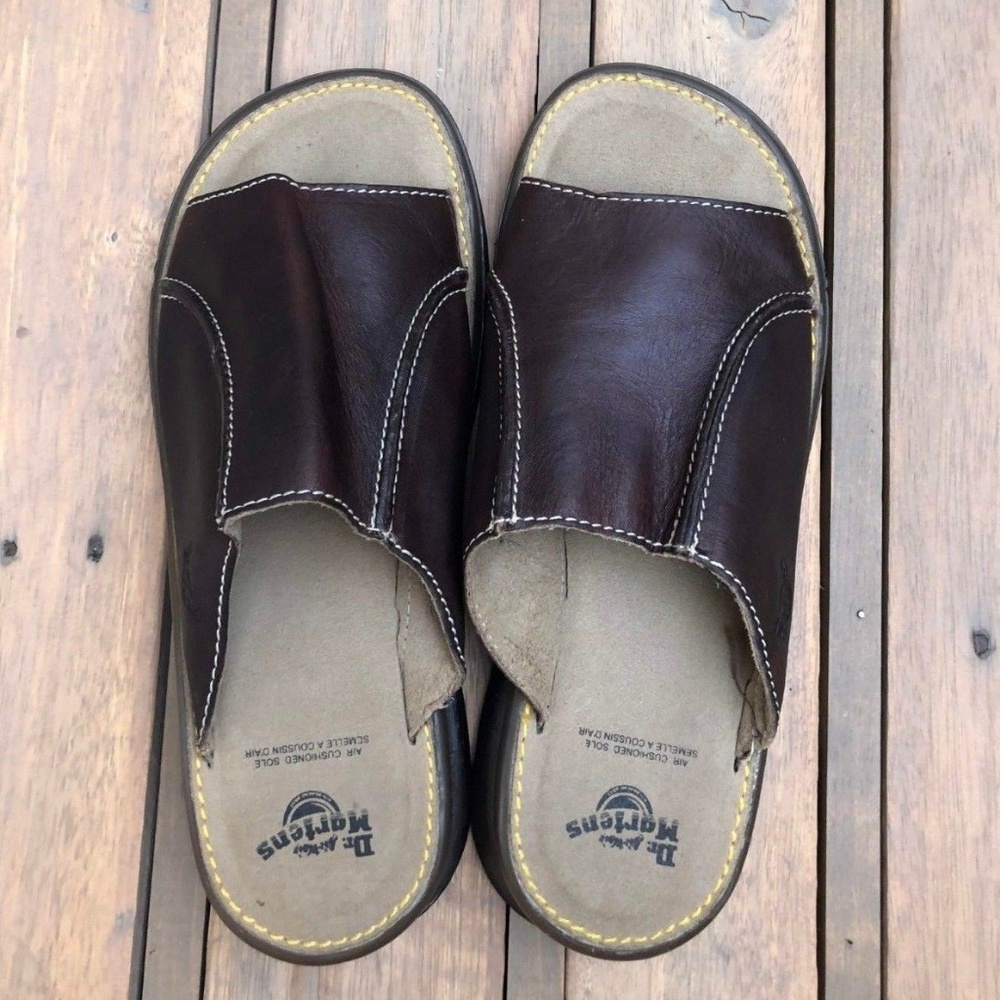 Dr Martens Air Wair Achava Brown Leather Sandals